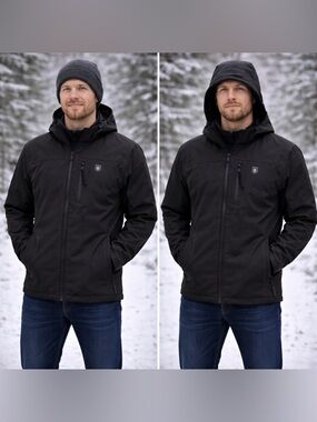 Tidewe Men’s Heated Jacket w/ Battery – Waterproof Windproof – NWT – Size M